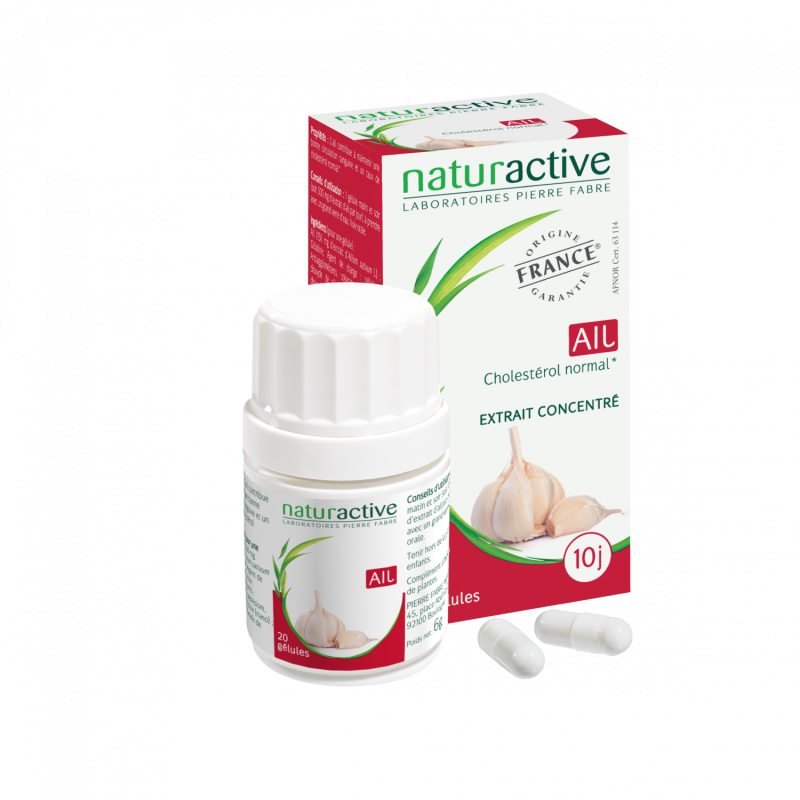 Elusanes Ail Naturactive boîte de 20 gélules