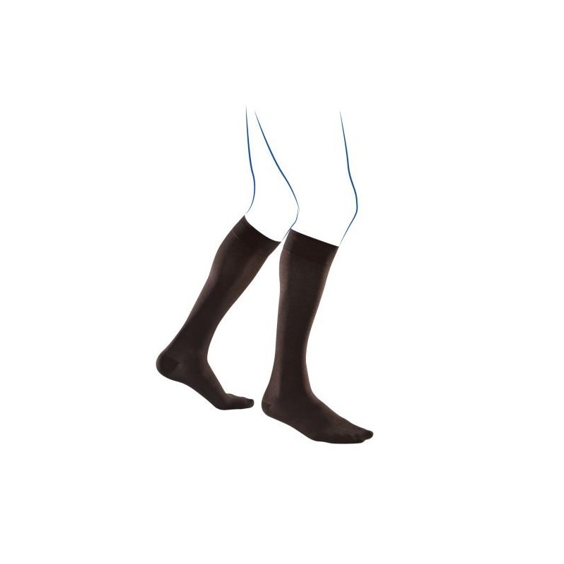 Chaussettes de contention Venoflex City confort fil d'Écosse homme - classe II - mollet moins