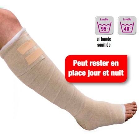 Bande de compression à allongement court Rosidal K 5 m x 10 cm Velpeau Lohmann & Rausher