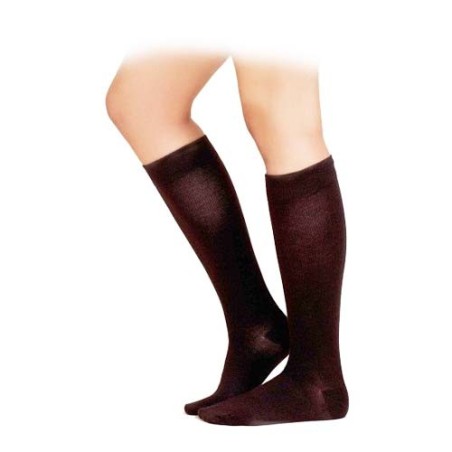 Chaussettes de contention microtec femme - classe II - pied ouvert