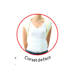 Sous-cuisse de remplacement corset d'immobilisation Gibaud - 1 paire