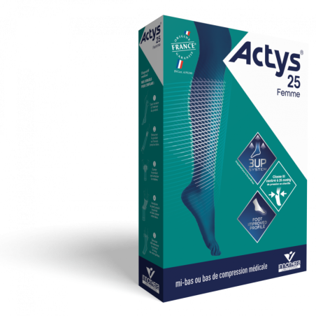 Bas de contention Actys 25 autofix femme - classe III