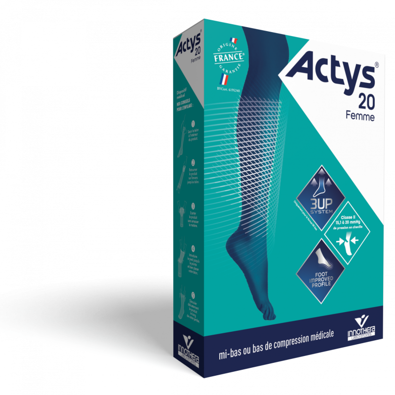 Bas de contention Actys 20 autofix femme - classe II