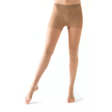 Collant de contention éthéré femme - classe II - pied ouvert