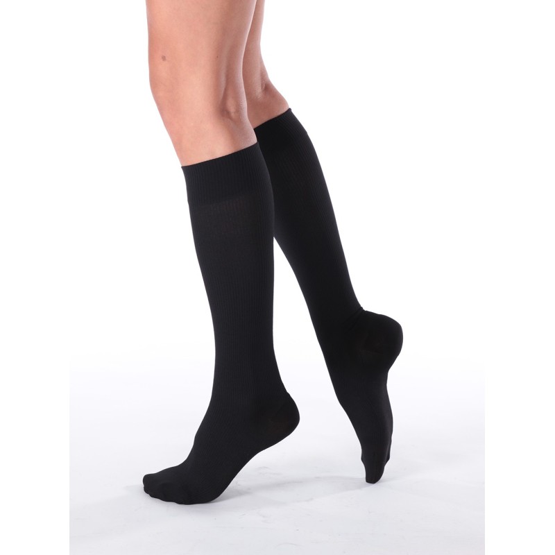 Chaussettes de contention soie mixte - classe III