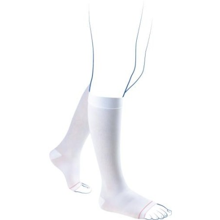 Chaussettes de contention anti-stase Venoflex Clinic - pied ouvert classe II