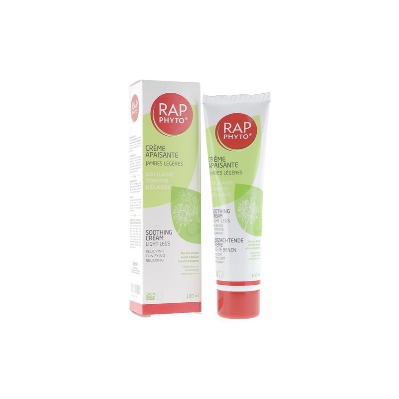 Crème apaisante jambes légères Rap Phyto - tube de 100 ml